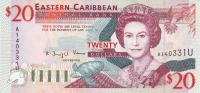 Gallery image for East Caribbean States p33u: 20 Dollars